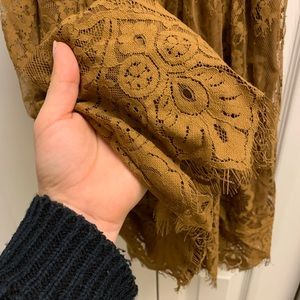 Free People Lace Cocktail Dress with Back Detail